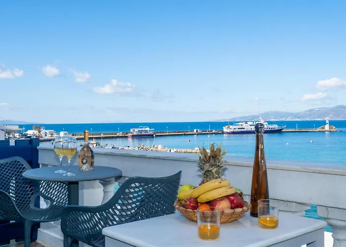 Mykonian Old Port With Sea View