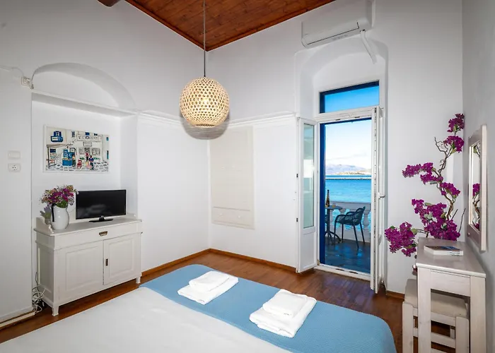 Mykonian Old Port With Sea View