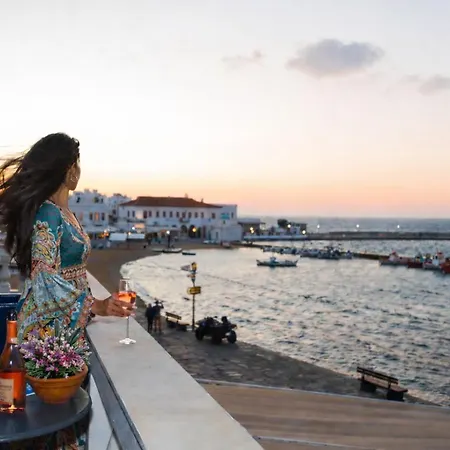 Mykonian Old Port With Sea View 아파트
