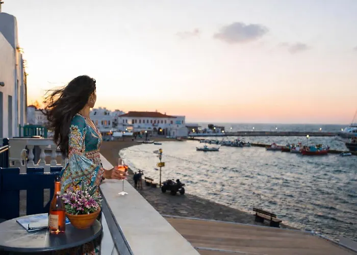 Mykonian Old Port With Sea View Апартаменты